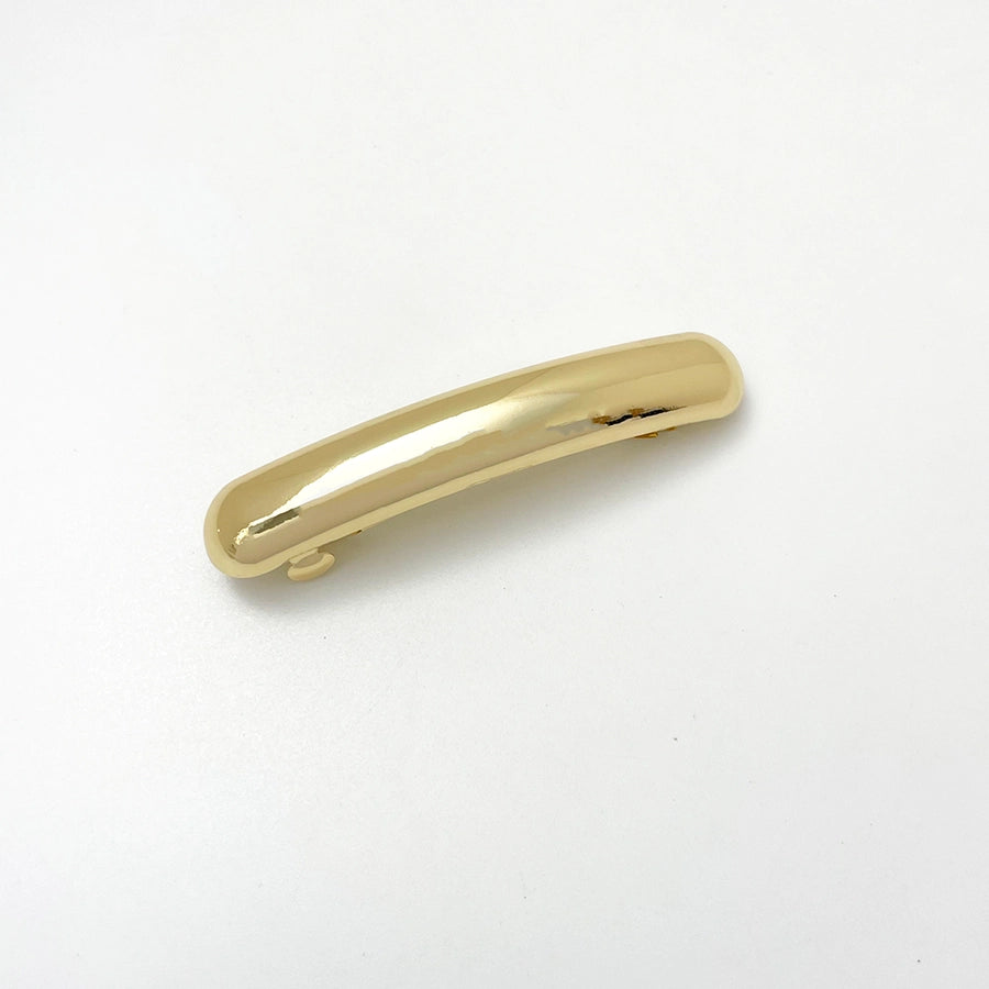 Women's Casual Solid Color Rectangle Alloy Hair Clip