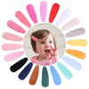 cute solid color alloy cloth hair clip 1 piece