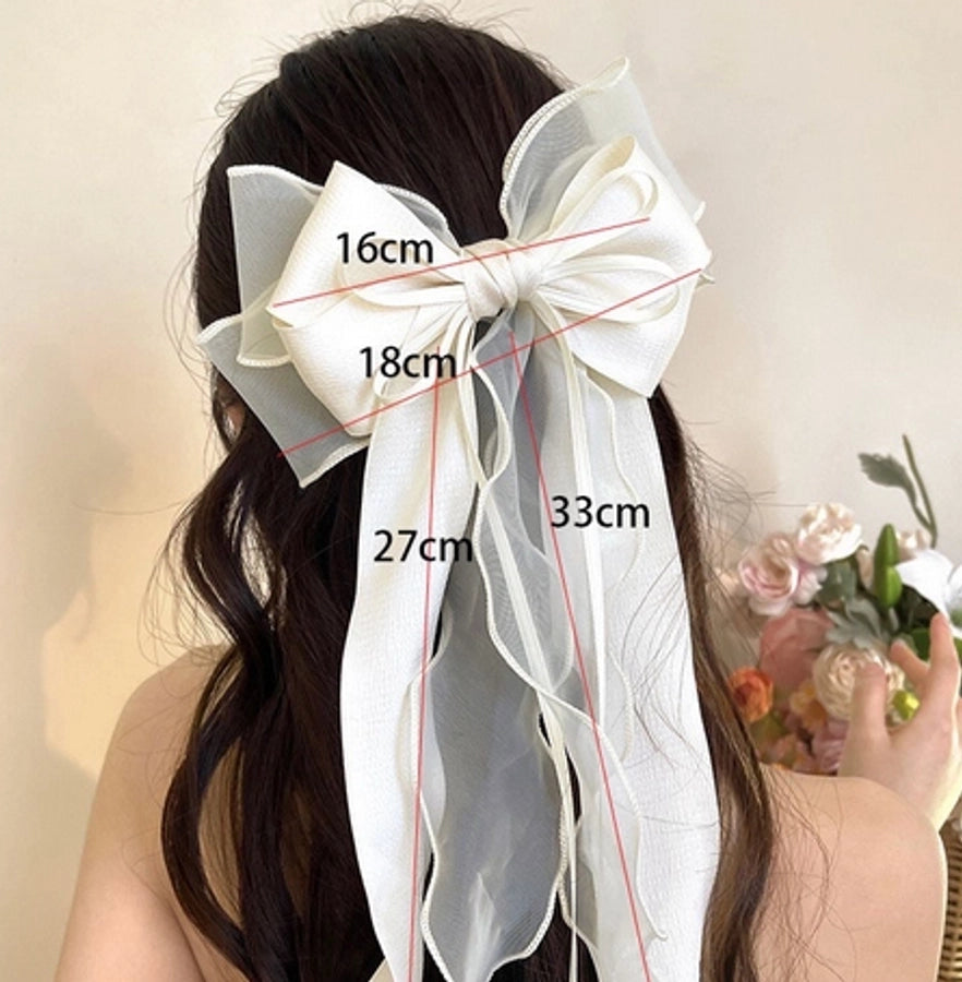 Women's Simple Style Classic Style Bow Knot Alloy Cloth Hair Clip