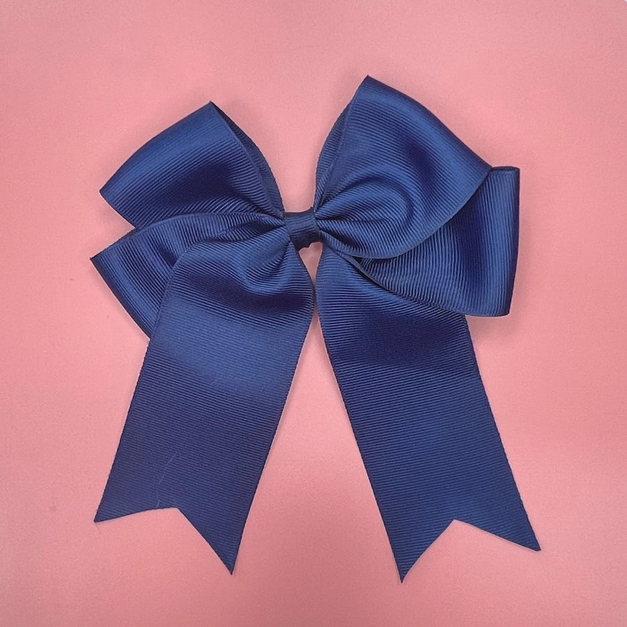 fashion solid color cloth bowknot hair clip 1 piece
