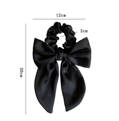 Women's Cute Vacation Solid Color Bow Knot Cloth satin Hair Tie