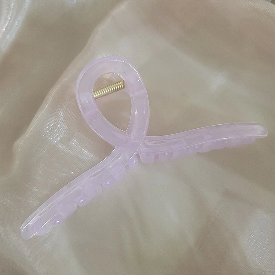 Korean-style Bright Face Non-scratch Disc Hair Clip Women's Large Frosted Elegant Shark Clip Back Head Hairpin Headwear Hair Clip