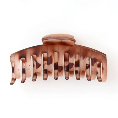 fashion geometric leopard plastic hollow out hair claws