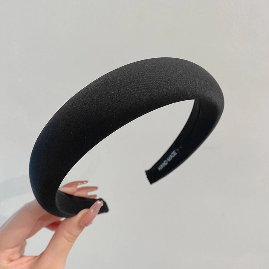 fashion solid color cloth handmade hair band 1 piece