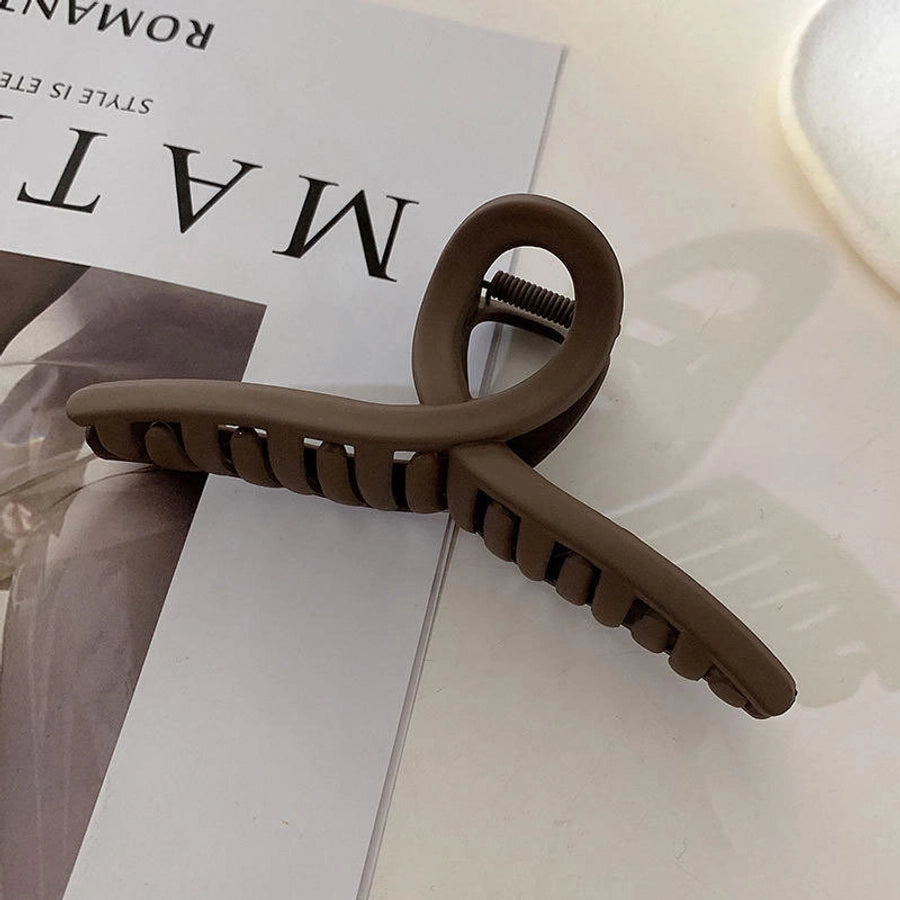 new 15CM oversized frosted hair clip female shark clip high-grade hair volume multi-head updo hair clip