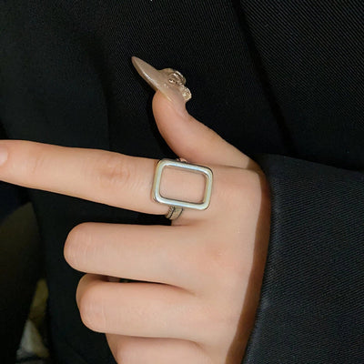 Copper Plating Geometric Open Rings
