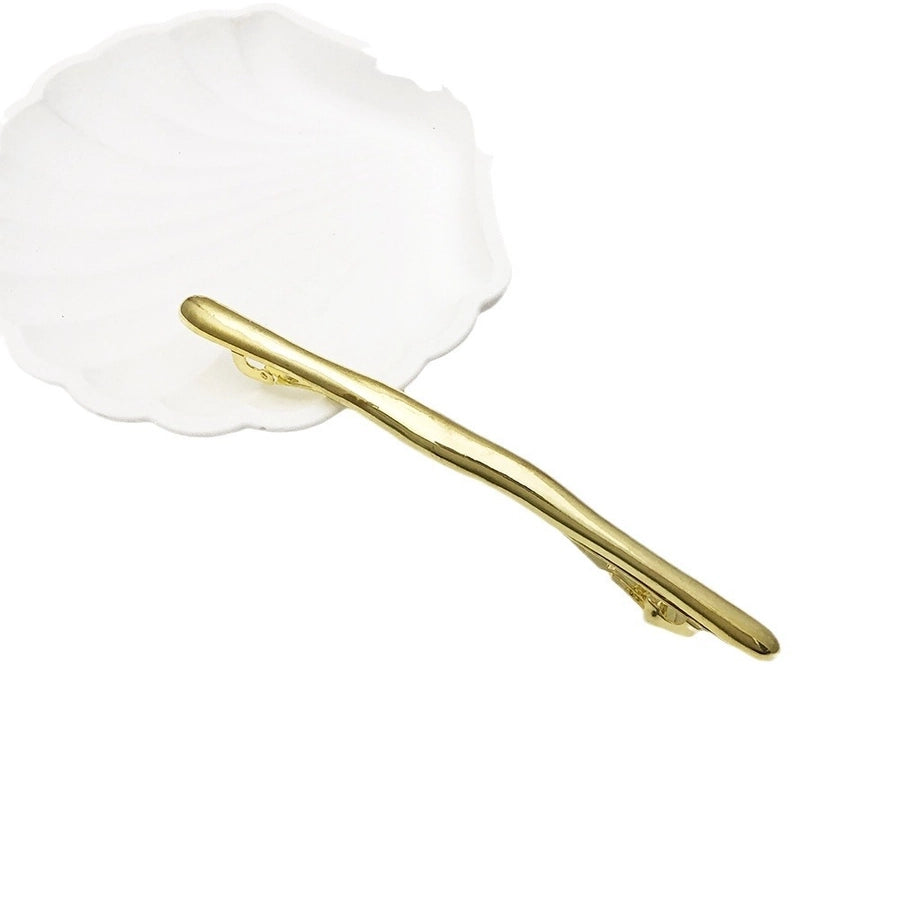 Women's Simple Style Leaves Solid Color Alloy Plating Hair Clip