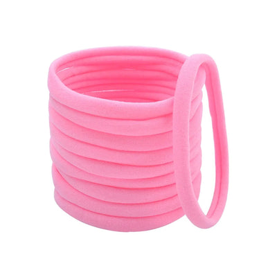 fashion solid color nylon hair tie 1 piece
