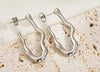 1 Pair Simple Style Geometric 304 Stainless Steel 18K Gold Plated Earrings