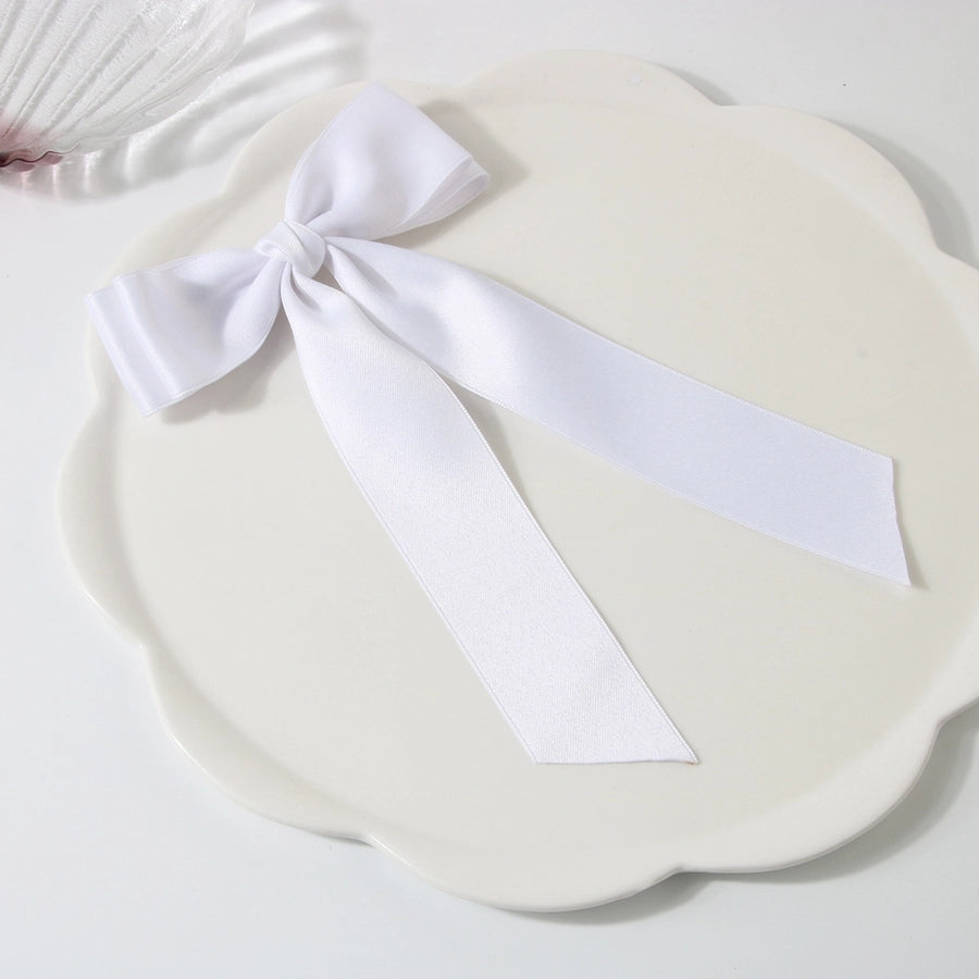 Guanyang  New Arrival 4cm Polyester Cotton Double-Layer Bow Hair Clip Hairpin Lady Updo Word Duckbilled Hair Accessories