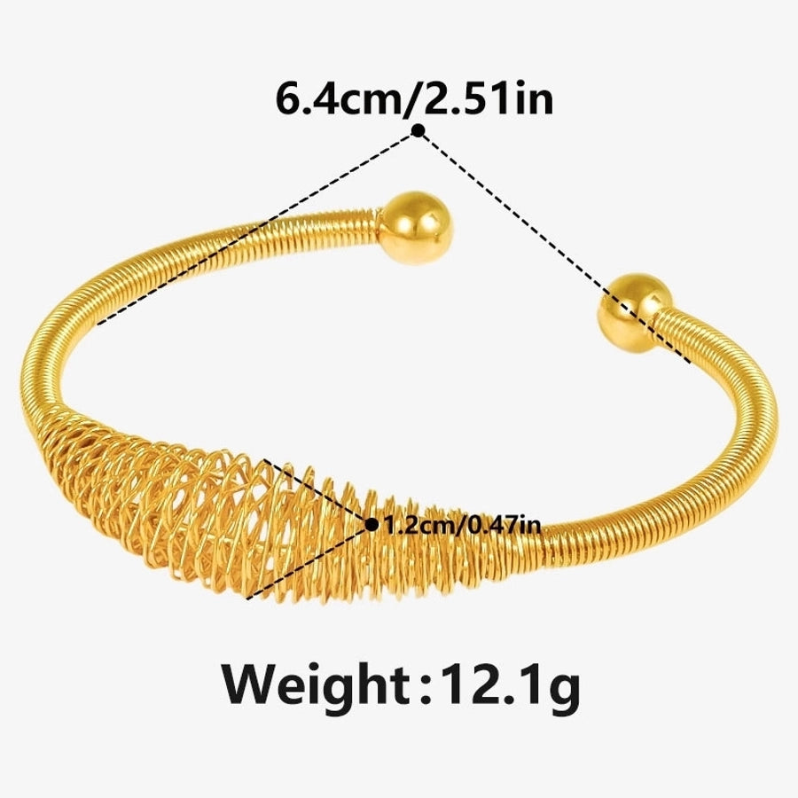 304 Stainless Steel European and American Bracelet Women's Fashion Thread Multi-Layer Popular Surrounding Bracelet 18K Gold Bracelet