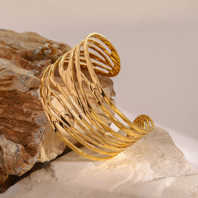 Simple Style Classic Style Geometric 304 Stainless Steel Bangle In Bulk