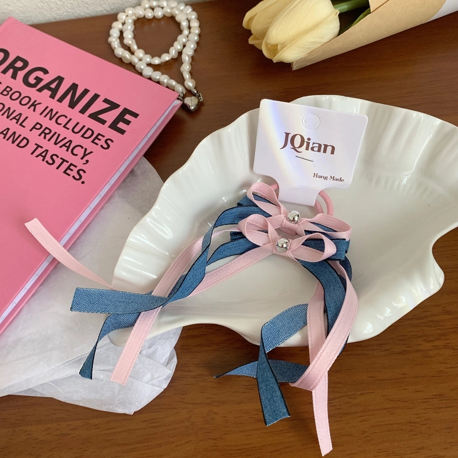 Women's IG Style Bow Knot Cloth Hair Clip