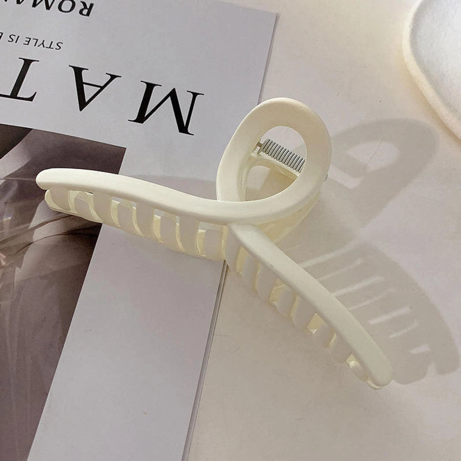 new 15CM oversized frosted hair clip female shark clip high-grade hair volume multi-head updo hair clip