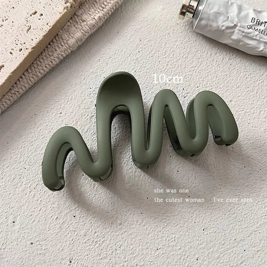 Casual Simple Style Heart Shape Bow Knot Arylic Alloy Hair Claws 1 Piece