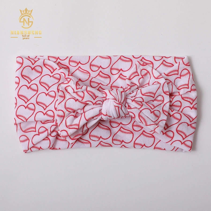 New  children's headdress jacquard soft hair tie bow hair band baby newborn headband baby hair band
