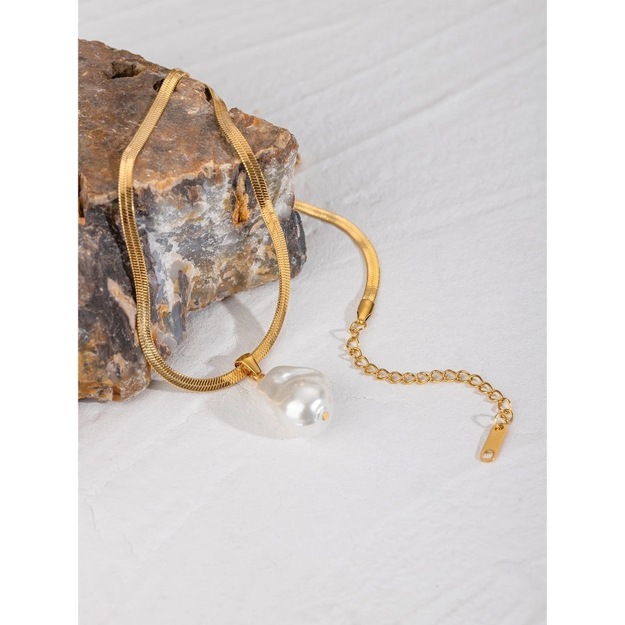 Jewelry Simple Style Classic Style Irregular 304 Stainless Steel Pendant Necklace