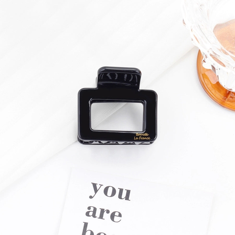 Women's Lady Geometric Plastic Hair Claws