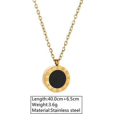 Jewelry Roman Style Streetwear Commute Geometric Round Roman Numeral 304 Stainless Steel Acrylic 18K Gold Plated Plating Jewelry Set