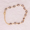 Vacation French Style Pastoral Moon Eye 304 Stainless Steel 18K Gold Plated Bracelets In Bulk
