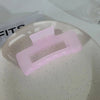 Korean-style Bright Face Non-scratch Disc Hair Clip Women's Large Frosted Elegant Shark Clip Back Head Hairpin Headwear Hair Clip
