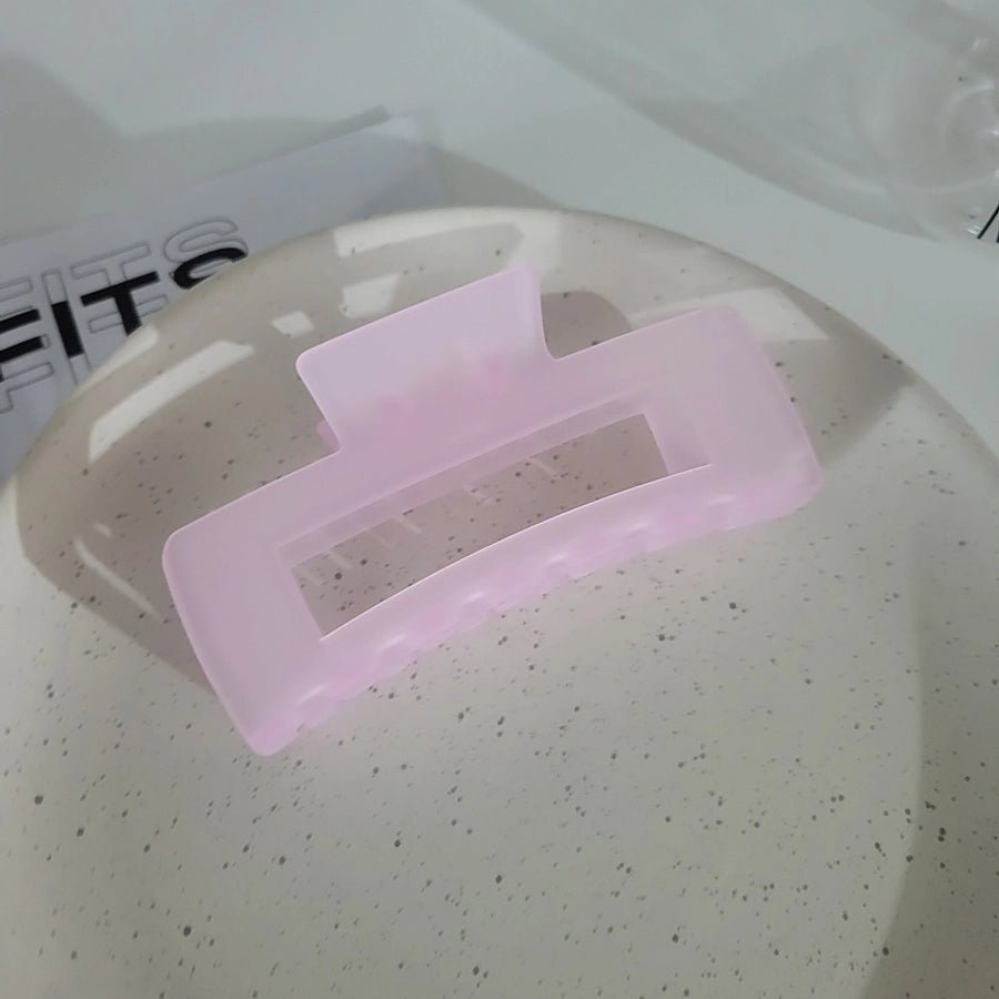 Korean-style Bright Face Non-scratch Disc Hair Clip Women's Large Frosted Elegant Shark Clip Back Head Hairpin Headwear Hair Clip