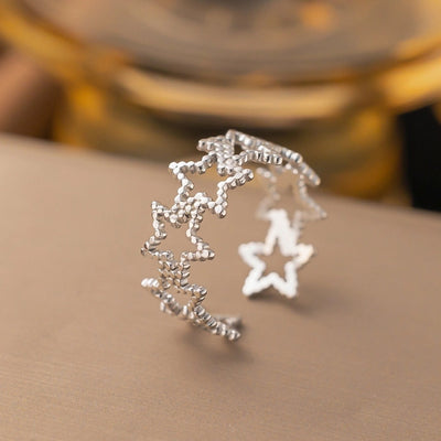 Jewelry Simple Style Solid Color Titanium Steel Plating Rings