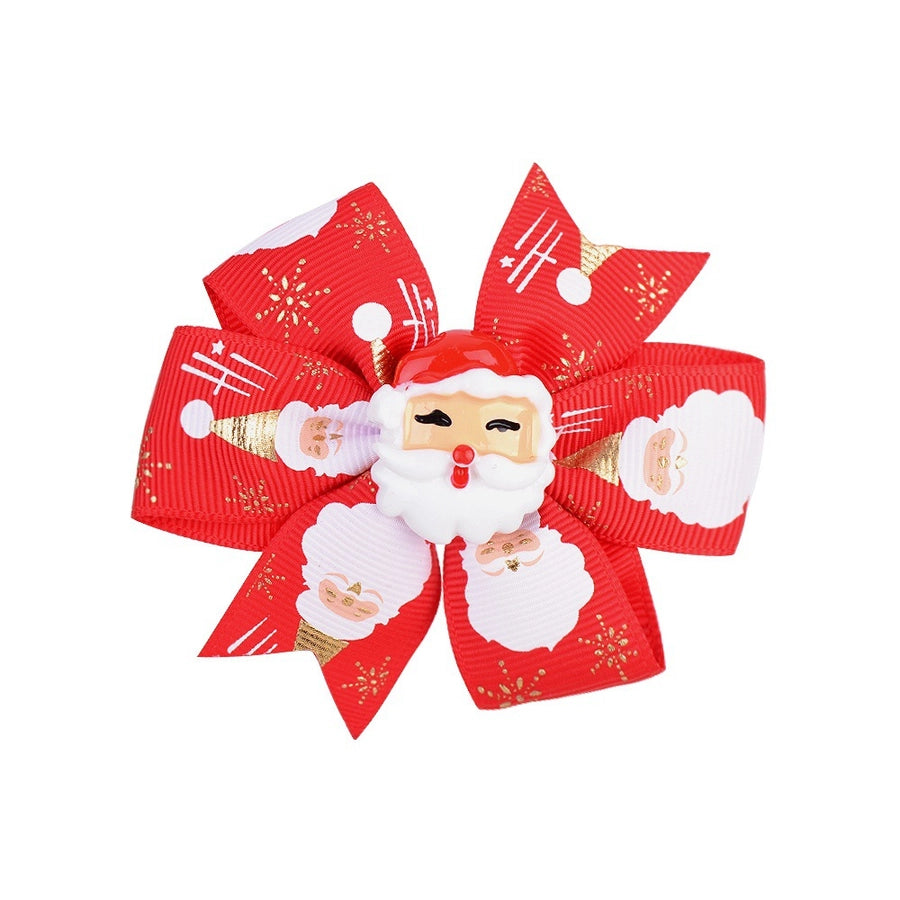 cute bow knot cloth hair clip