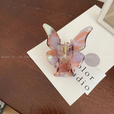 Women's Sweet Cool Style Butterfly Metal Plating Hair Claws