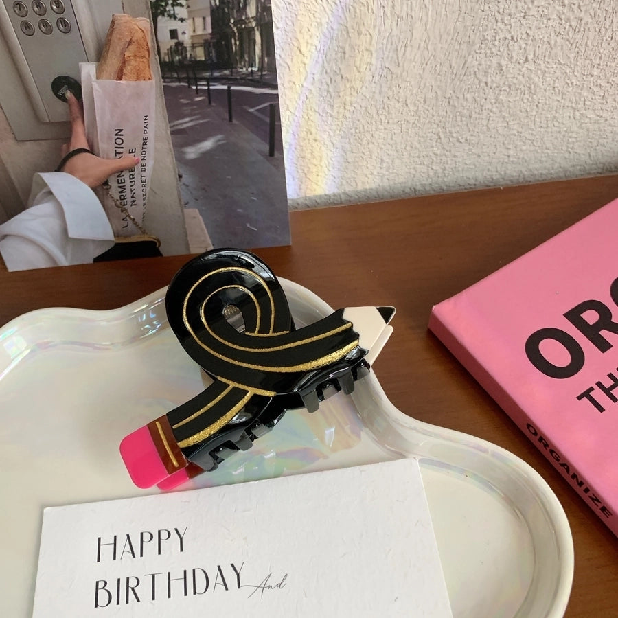 Women's Korean Style pencil Acetic acid sheets Hair Claws