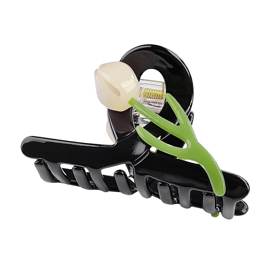 Women's Elegant Simple Style Tulip Acetic acid sheets Handmade Hair Claws