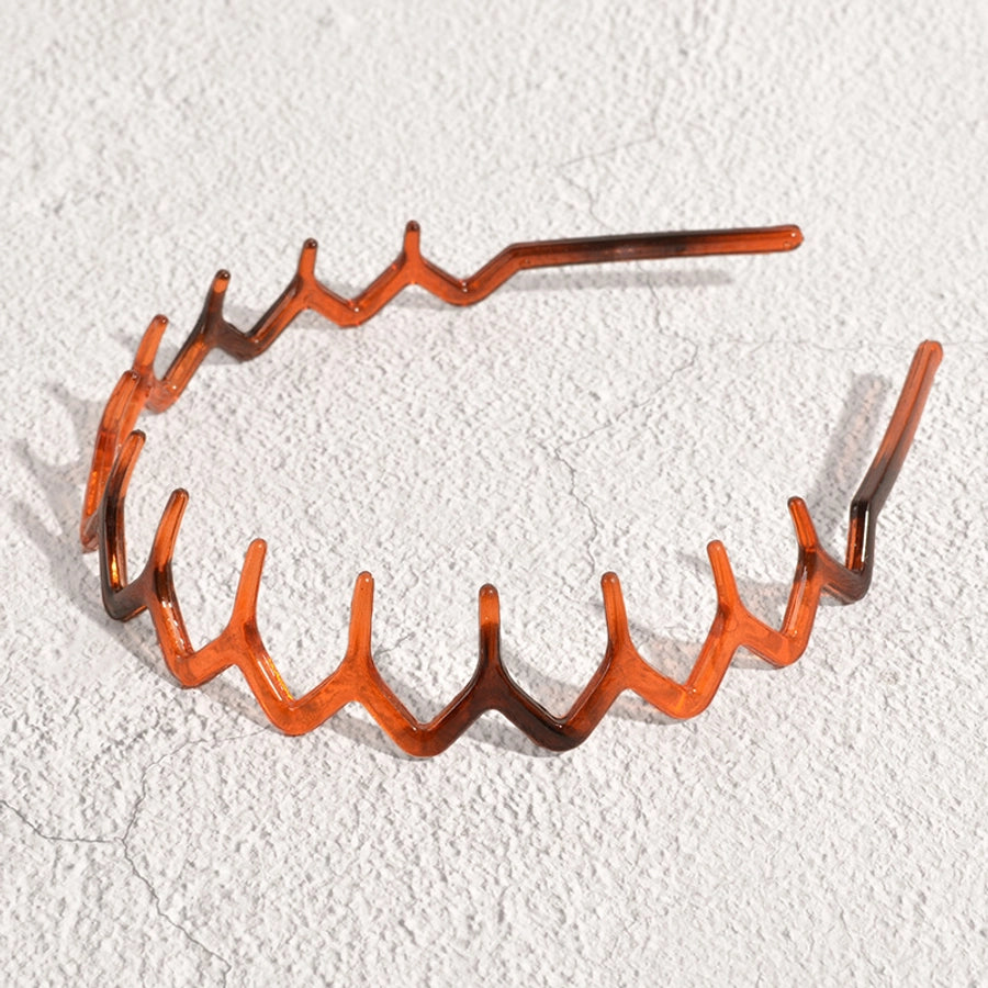 fashion simple wave wide-brimmed geometric shape headband