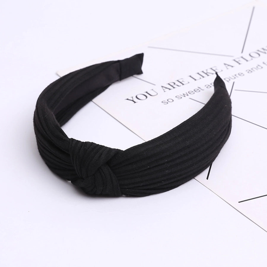 fashion solid color cloth handmade hair band 1 piece