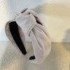 Europe and America  New Hair-Hoop Headband Versatile  Textured Fabric Headdress Hairpin Wide Brim Knotted Hair Hoop