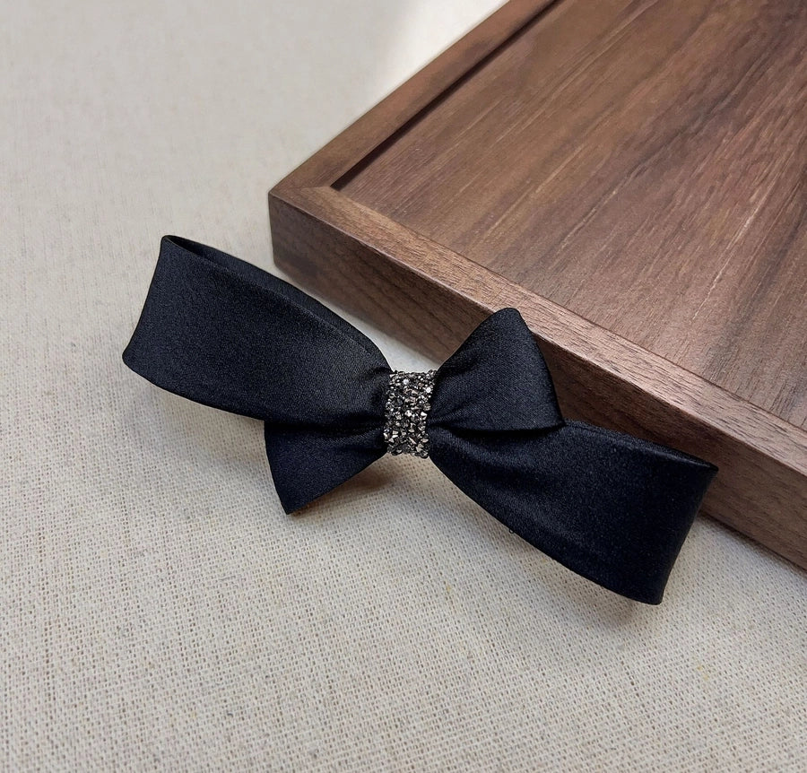 High-end Refined Butterfly Hairband Simple Internet Celebrity Hair Accessories Back Head Spring Clip Chain Rhinestone Hand Rhinestone