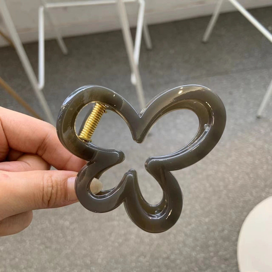 Women's Simple Style Solid Color Acetic acid sheets Polishing Hair Claws