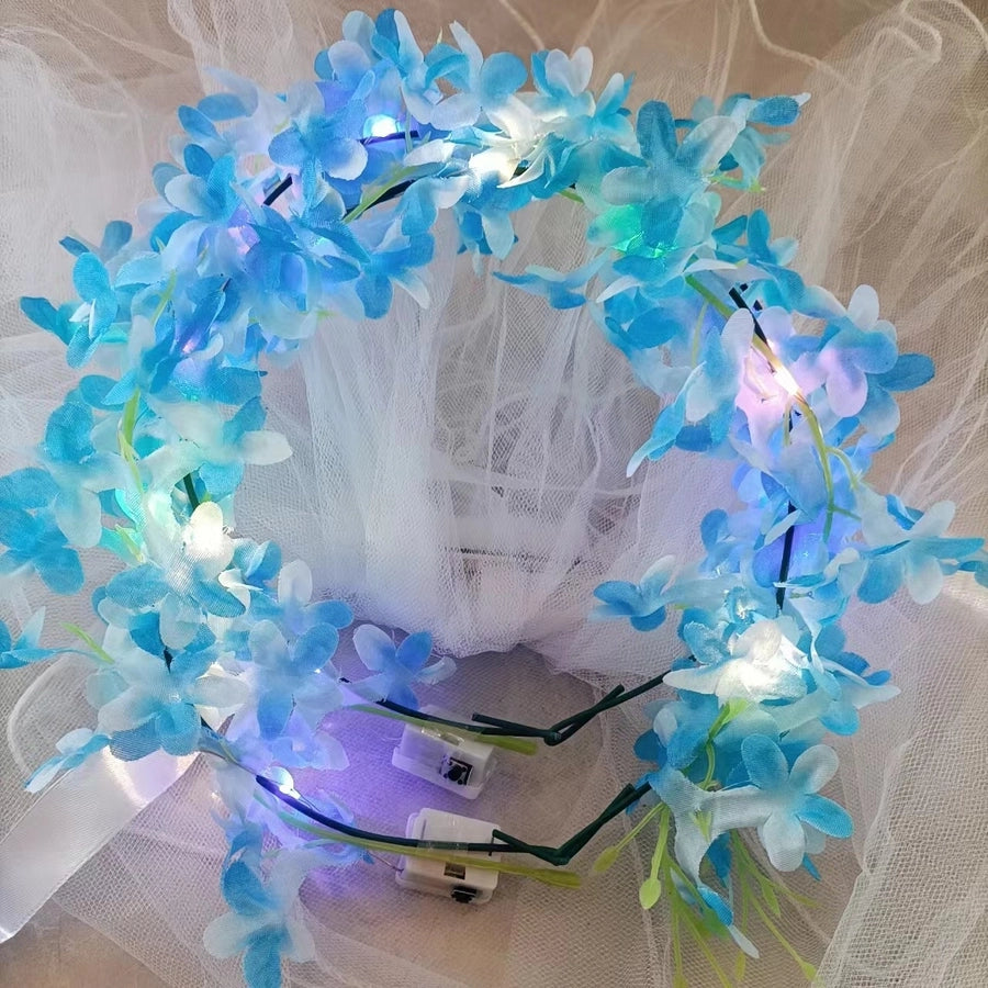 Women's Pastoral Flower Cloth Hair Band