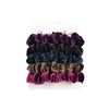 fashion gold velvet printed hair scrunchies set