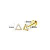 1 Piece Casual Formal Simple Style Star 316 Stainless Steel  Zircon 14K Gold Plated Ear Studs