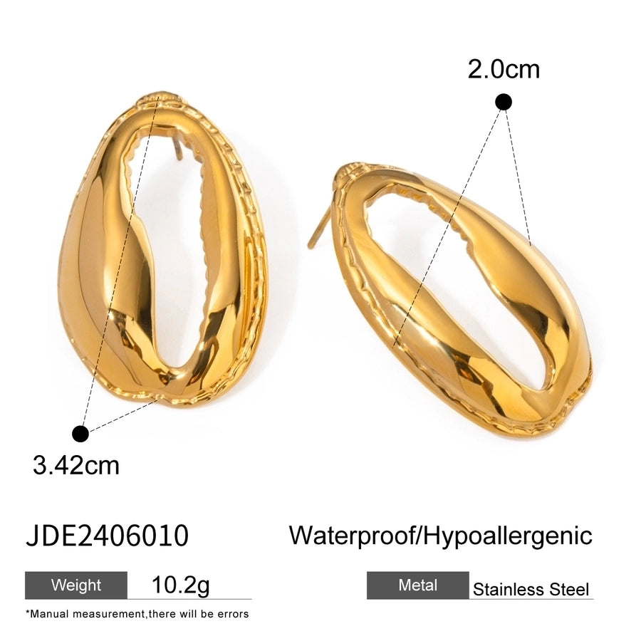 Jewelry Vacation Classic Style Color Block 304 Stainless Steel Jewelry Set