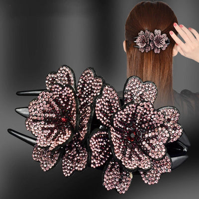 Korean Elegant Elegant Three-tooth Clip Hair Clip Mom Duckbill Clip Hair Fashion Headwear Big Grab Clip Back Head Hair Accessories