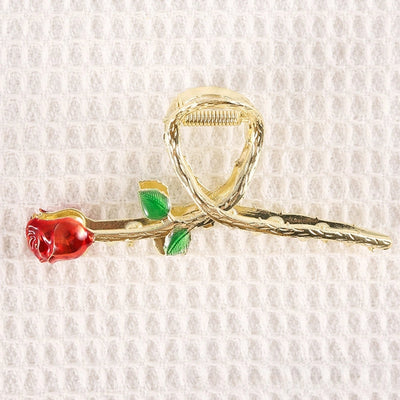 Metal Flower South Korea Cyber Celebrity Hairpin Hairpin Women's Large Back Head Grasp Hair Grasp Headwear Hair Shark Clip