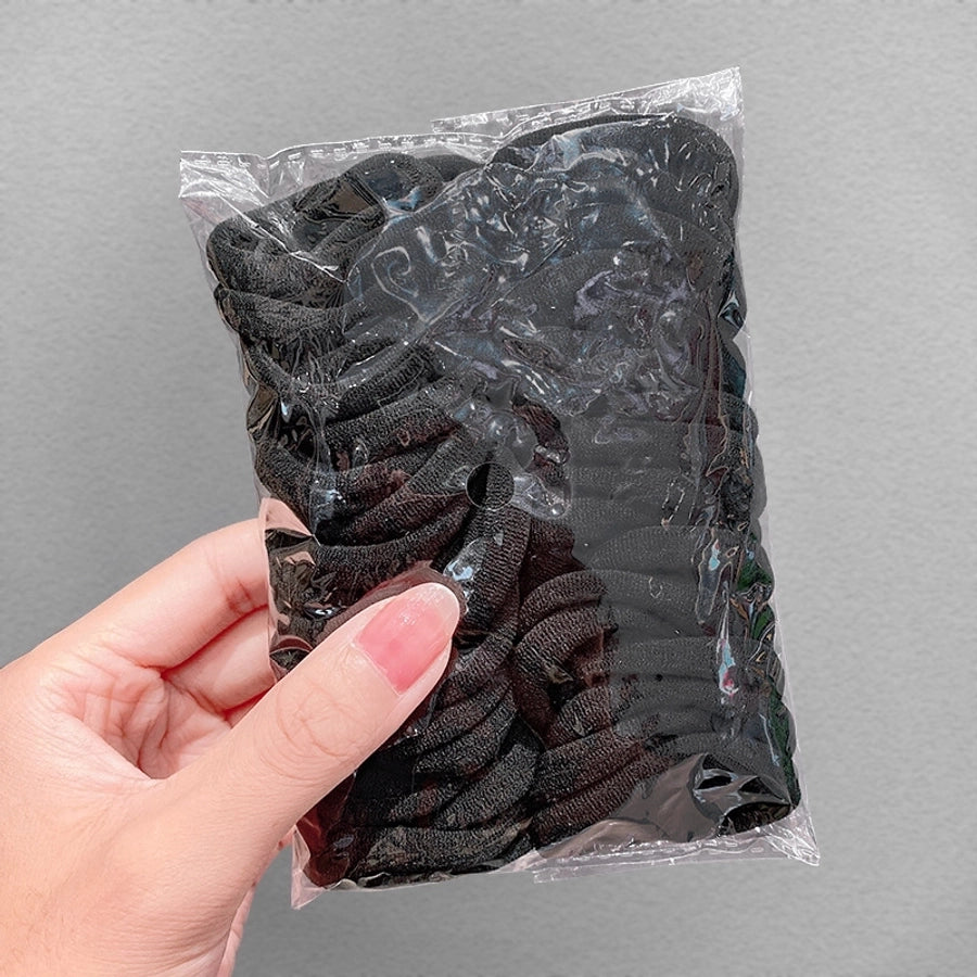 korean candy color towel hair ring combination set simple and versatile rubber band hair headdress