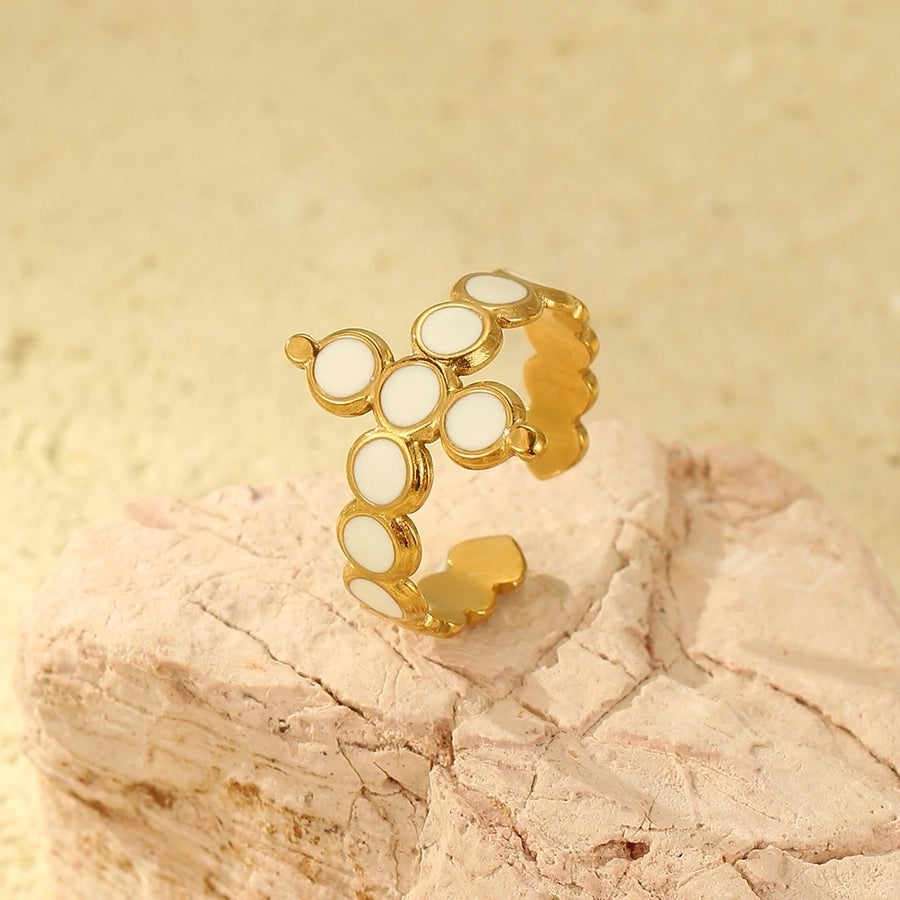 Jewelry Simple Style Commute Geometric 304 Stainless Steel Open Rings