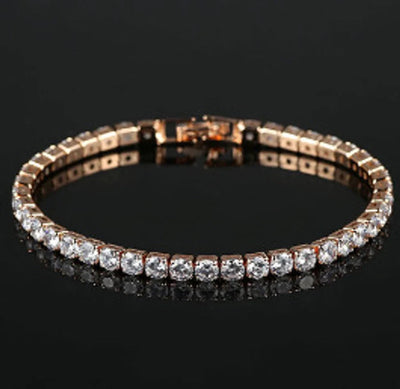 New   fashion  full diamond bracelet copper inlaid zircon bracelet women's bracelet jewelry lovers bracelet