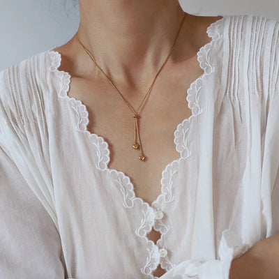 Jewelry Simple Style Heart Shape 304 Stainless Steel Gold Plated Plating Pendant Necklace