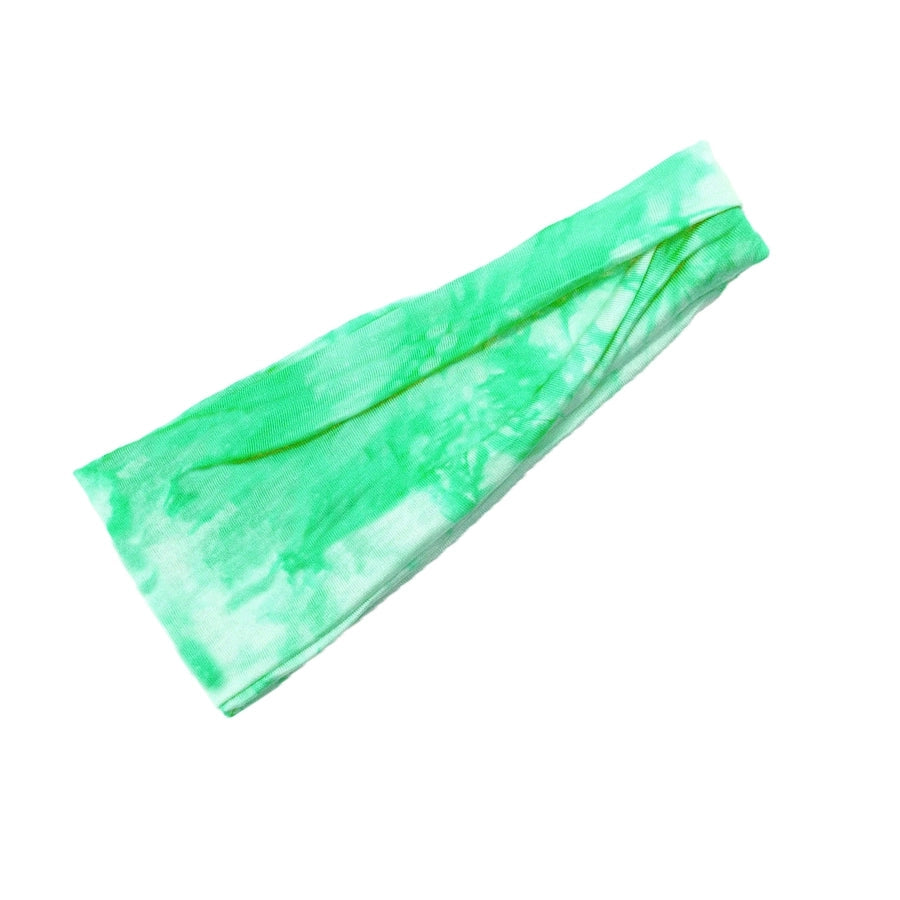 Women's Men's Casual Simple Style Gradient Color Flower Cloth Hair Band