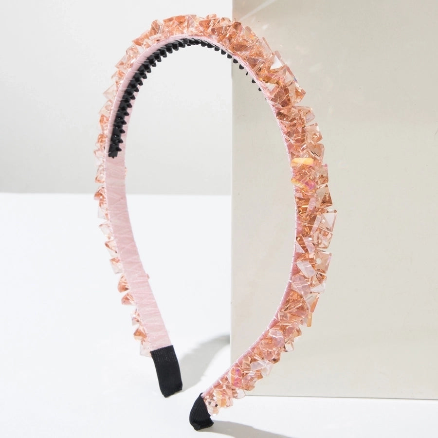 Women's Casual Elegant Multicolor Alloy Cloth Inlay  Hair Band