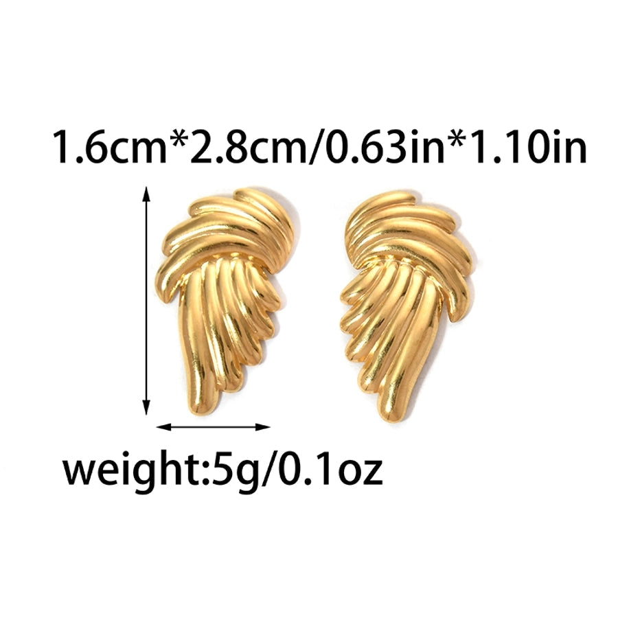 Stainless Steel Electroplating Fashion Wings Shape Jewelry Suit