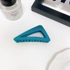 women's simple style triangle plastic hair claws